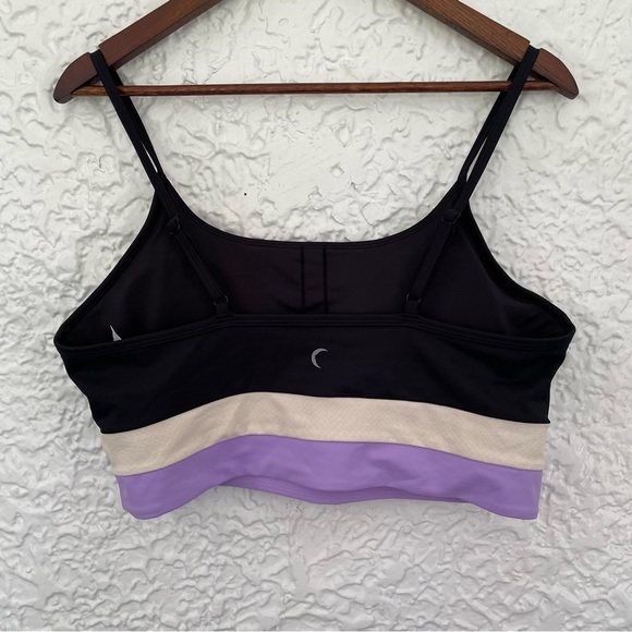 Zyia Active Lilac Tricolor Adjustable Light n Tight Bra XL - Picture 3 of 5